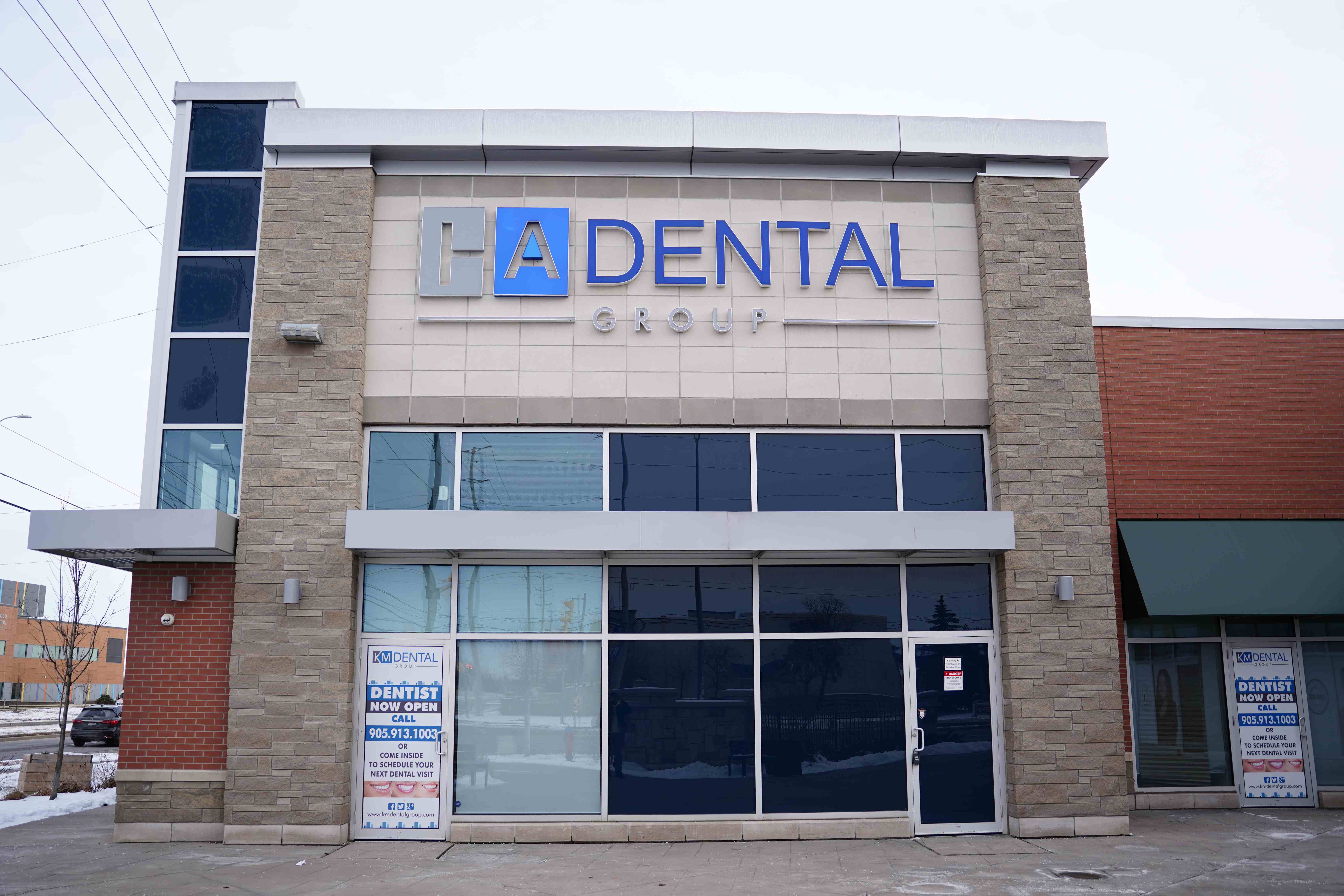 outside view of Affordable Family Dentist in Brampton